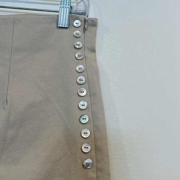 Norte Organic Cotton Cream Pantin Straight leg Pants & Ares Crop Top Coord Set - Picture 4 of 15